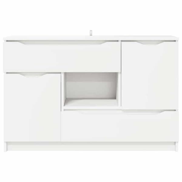Maison Exclusive - Buffet Hvid 100 x 30 x 65,6 Ingeniørtræ