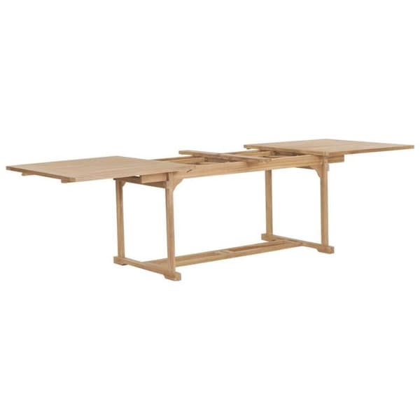 Maison Exclusive - Utökningsbart trädgårdsbord 180-280x100x75 cm i solid teak