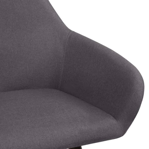 Maison Exclusive - 2 tummanharmaata kangasruokatuolin setti Mörkgrå