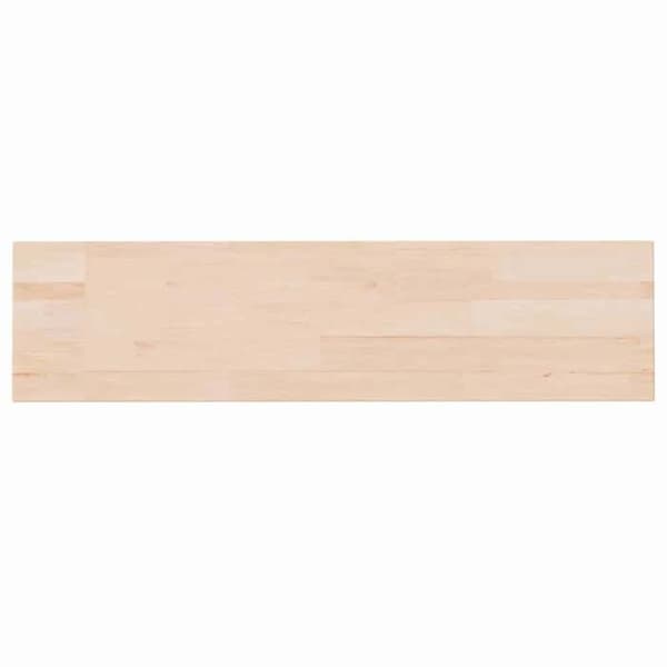 Maison Exclusive - Hyldepanel 80x20x1,5 cm Ubehandlet massivt egetræ