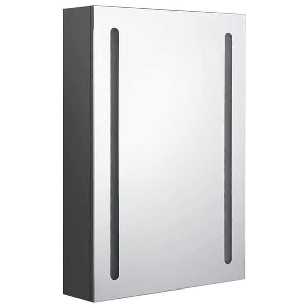 Maison Exclusive - LED-peilikaappi harmaa 50x13x70 cm