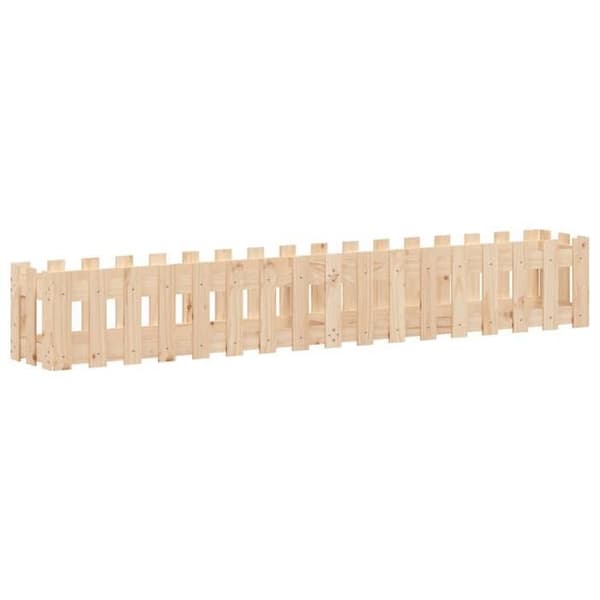 Maison Exclusive - Design-korkea puutarhavuode 200x30x30cm massiivipuusta