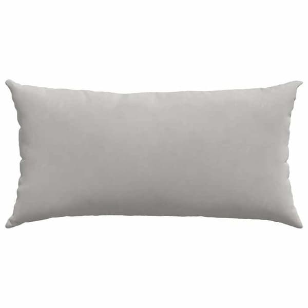 Soffkuddar - EXKLUSIV HEM - 2 stycken - Ljusgrå - 80 x 40 cm - Polyesterfyllning Ljusgrått