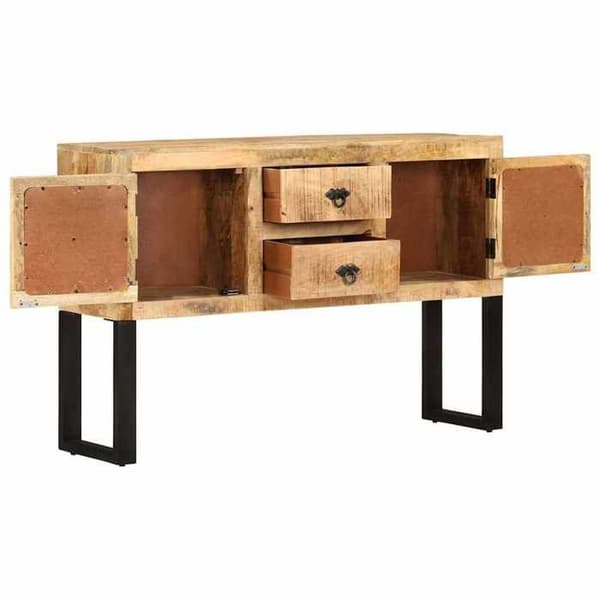 Maison Exclusive - Buffet 110x30x74 cm Raaka mangopuu