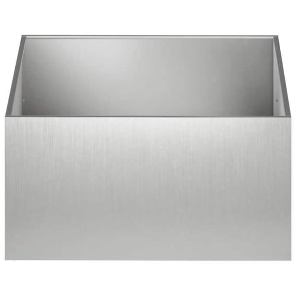 Maison Exclusive - Sølvfarvet plantekrukke til haven 80 x 80 x 40 cm Rustfrit stål Silver