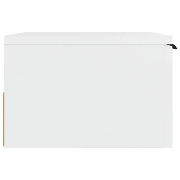 Maison Exclusive - Væghængte natborde 2 stk hvid 34x30x20 cm Vit