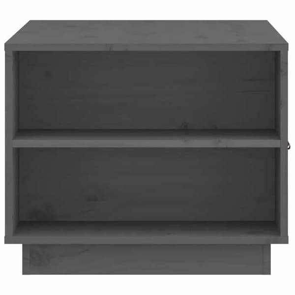 Maison Exclusive - Sofabord Grå 100x50x41 cm Massivt fyrretræ Grå