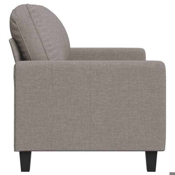 Maison Exclusive - Soffa 2-sits Taupe 120 cm Tyg