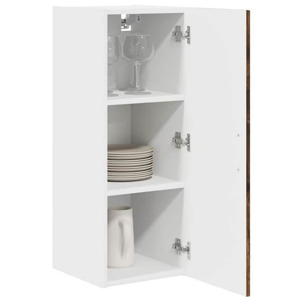 Maison Exclusive - Diskmaskinspanel Kalmar Rökt ek 30 x 31 x 80 cm Rökt ek