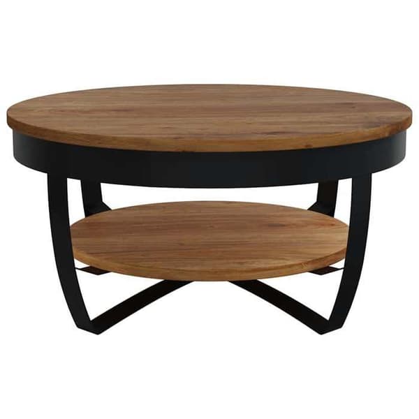 Maison Exclusive - Sofabord 65x65x32 cm Solid akacietræ kastanj