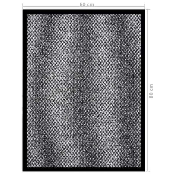 Maison Exclusive - Grå Dörrmatta 60x80 cm