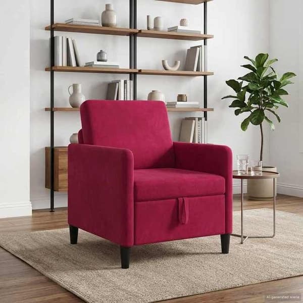 Maison Exclusive - Sofa med opbevaring Bordeaux 72 x 78 x 87 cm Polyester