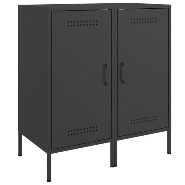 Maison Exclusive - Buffet 2 stk sort 36x39x79 cm stål