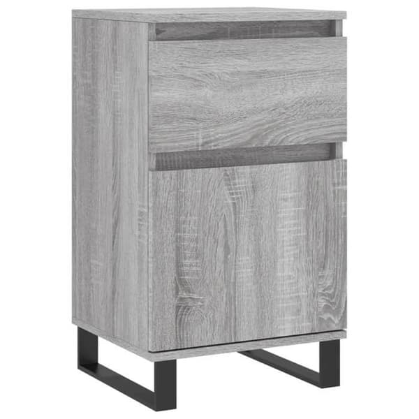 Maison Exclusive - Bufféer 2 st sonoma grå 40x35x70 cm ingenjörsträ