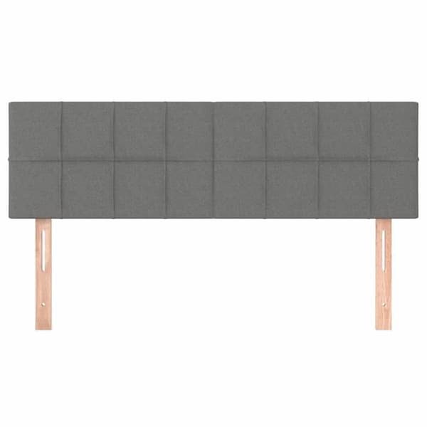 Maison Exclusive - Hovedgærder Mørkegrå 144x5x78/88 cm Stof