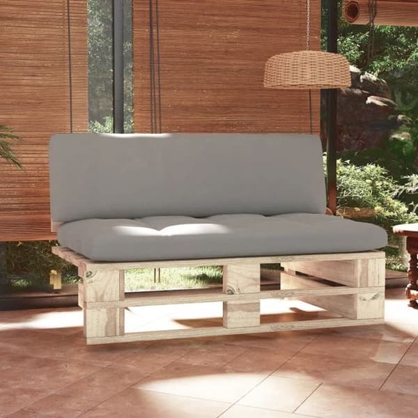 Maison Exclusive - Central soffa trädgårdspalett impregnerad furu