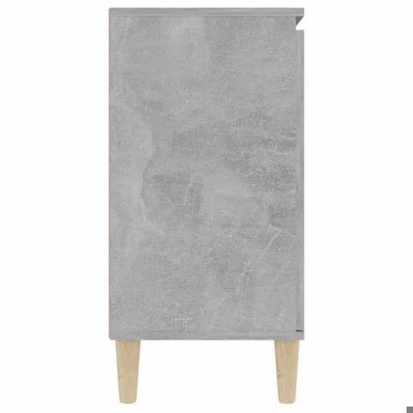 Maison Exclusive - Betonggrå buffé 101x35x70 cm ingenjörsträ