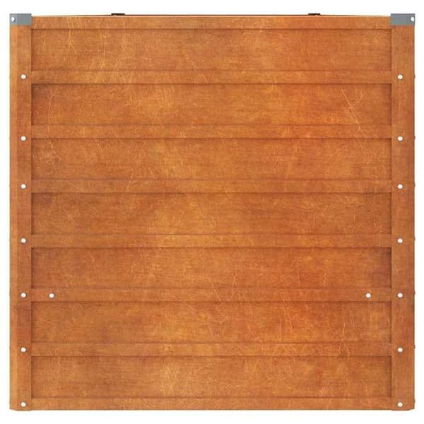 Maison Exclusive - Hævet havebed i rusten cortenstål 400x80x77 cm rost