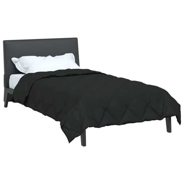 Maison Exclusive - Helårs dyne Sort 135 x 200 cm Mikrofiber