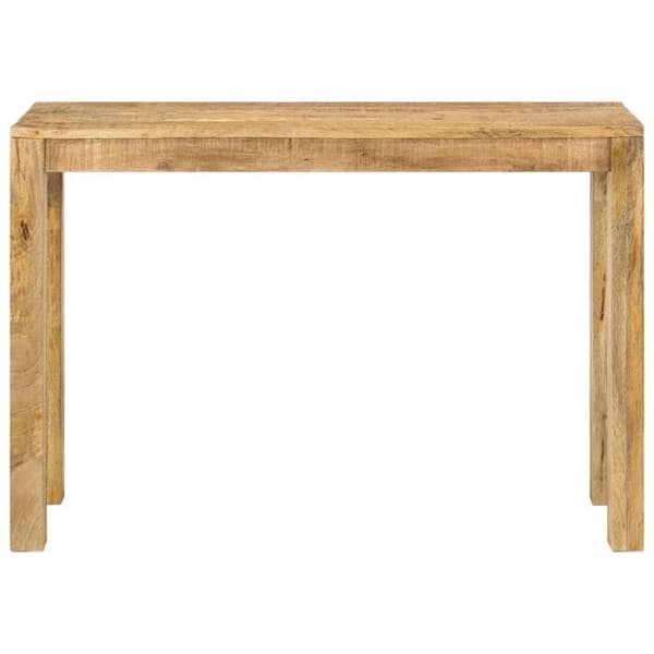 Maison Exclusive - Konsolipöytä 110x35x76 cm Raaka mangopuu