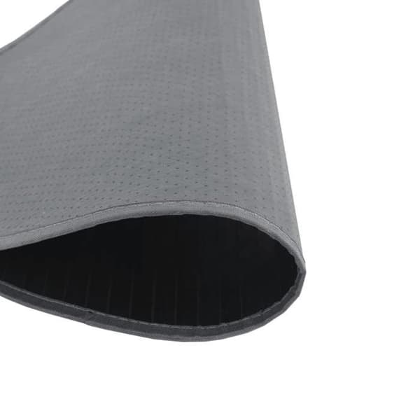 Maison Exclusive - Rund matta grå 80 cm bambu