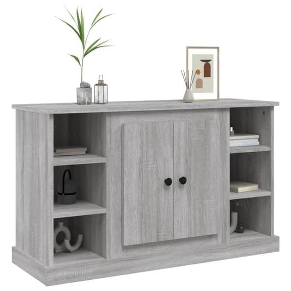 Maison Exclusive - Buffet Sonoma grå 100x35,5x60 cm Ingenjörsträ