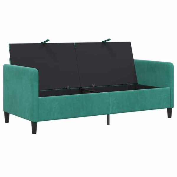 Maison Exclusive - Sofa med opbevaring Turkis 172 x 78 x 87 cm Polyester