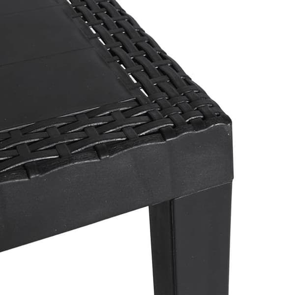Maison Exclusive - Trädgårdsbord antracit 59x47x40 cm PP
