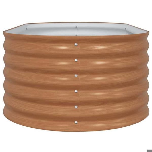 Maison Exclusive - Hög säng Brun 160 x 80 x 44 cm Stål