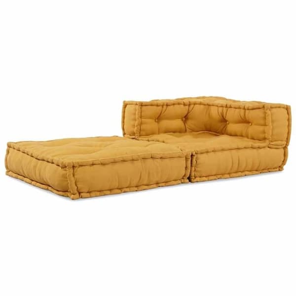 Maison Exclusive - Gul modulsoffa 70x70x54 tyg