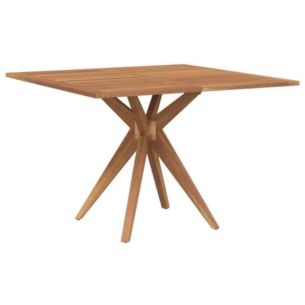 Maison Exclusive - Firkantet havebord 110x110x75 cm i solid akacietræ