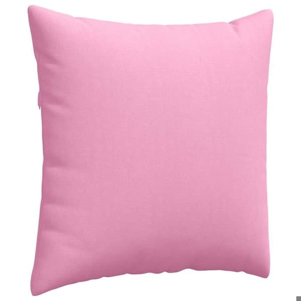 Soffkuddar - EXKLUSIVT HEM - 80 x 80 cm (2-pack) - Rosa - Avtagbar dragkedja - Polyesterfyllning Ros