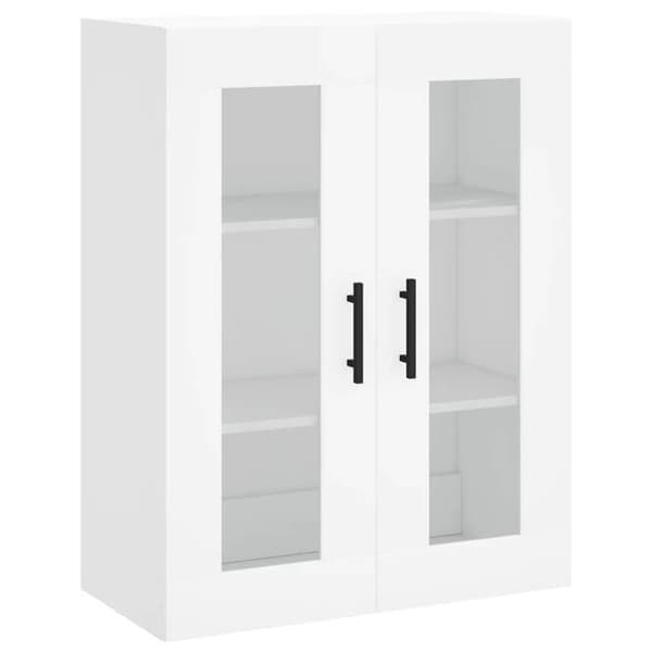 Maison Exclusive - Buffé hög Vit 69,5x34x180 cm Ingenjörsträ