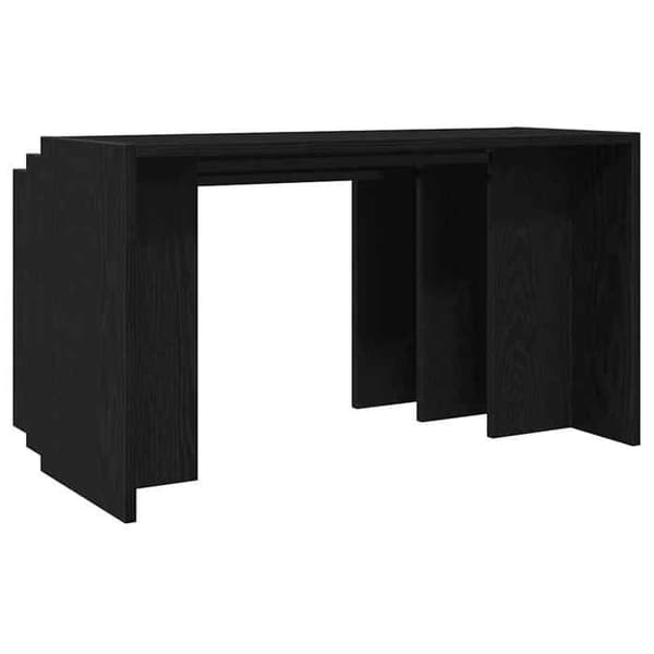 Maison Exclusive - 3-delars svarta ingenjörsträbord