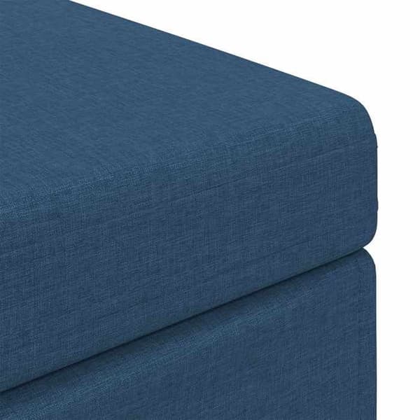 Taburett - EXKLUSIV HEM - 101 x 41 x 40 cm - Blå - Tyg - Laminatträ Blå