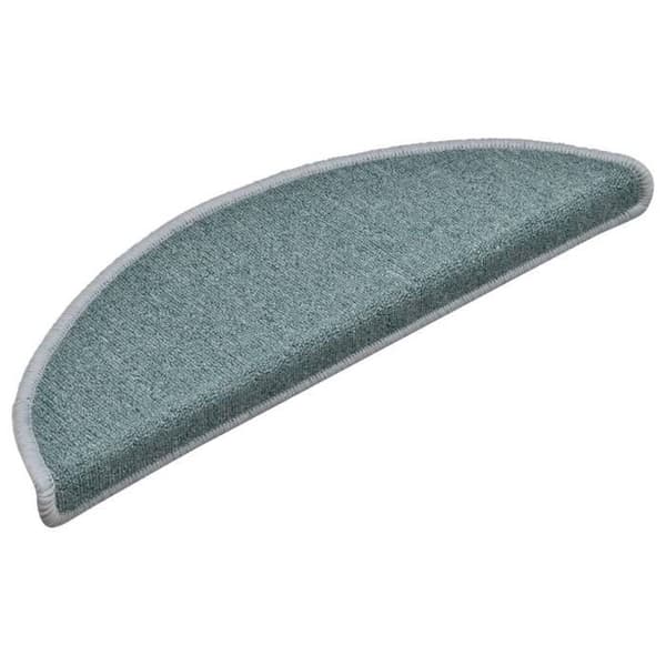 Maison Exclusive - Trappe tæppe 15 dele 56 x 17 x 3 cm Blå hav Halvmåne marinblå