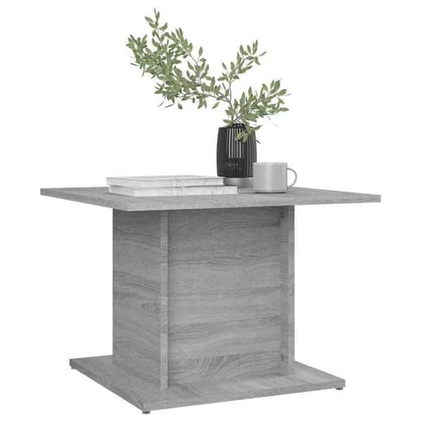 Bord - EKSKLUSIV HUS - Sonoma grå - 55,5x55,5x40 cm - Spånplader - Firkantet Sonoma grå