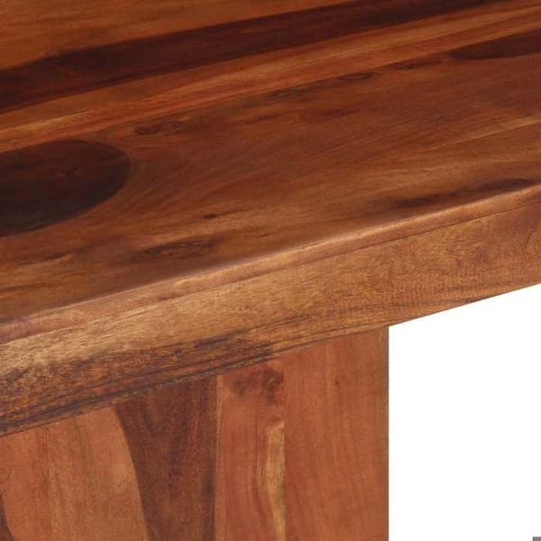 Maison Exclusive - Spisebord 120x120x77 cm massiv akacietræ
