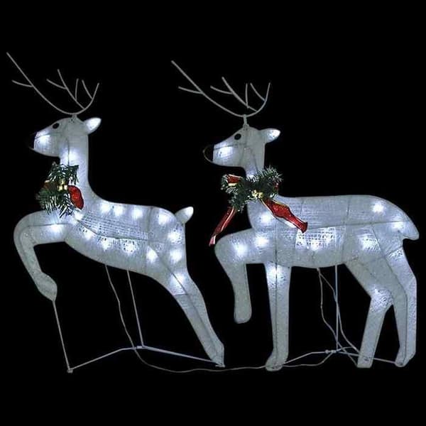 Maison Exclusive - Joulupäivät 2 kpl Valkoinen 40 LED Vit