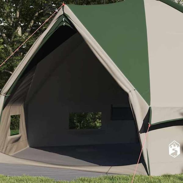 Maison Exclusive - Teepee Telt til 10 personer Grøn og hvid