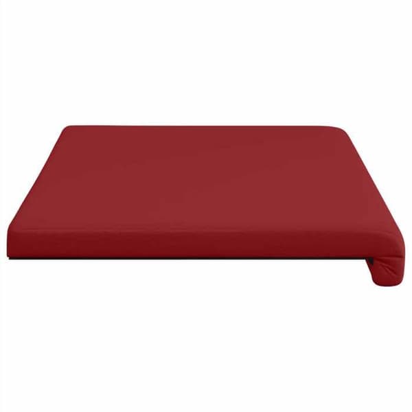 Bænkepude - EKSKLUSIV HUS - L-design - Bordeaux - Kunstlæder - Dybde 35 cm Bordeaux
