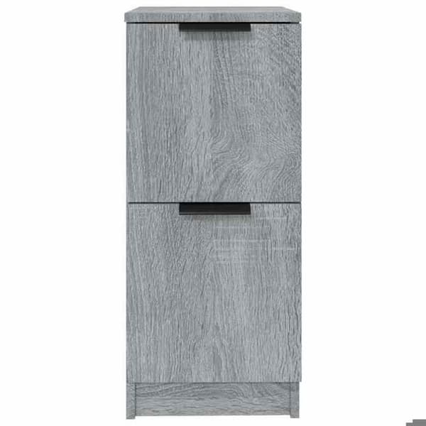 Maison Exclusive - Bufféer 2 st Sonoma grå 30x30x70 cm Ingenjörsträ