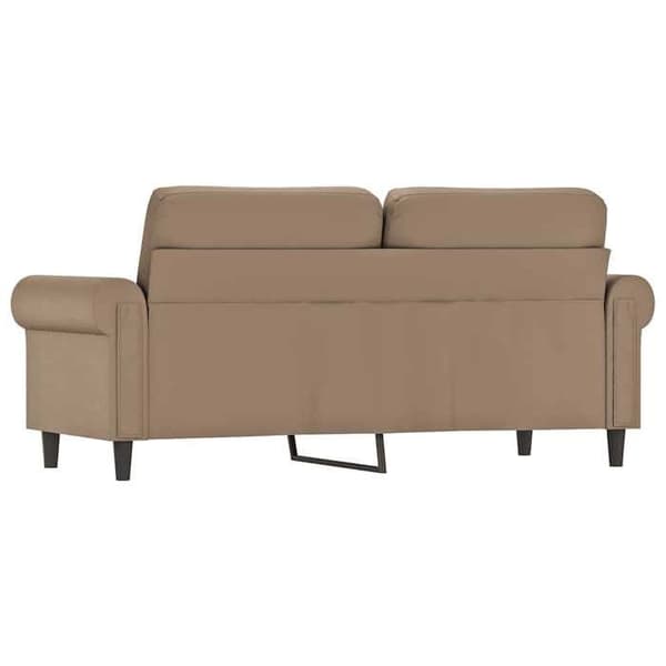 Maison Exclusive - 2-personers sofa Cappuccino 140 cm Kunstlæder