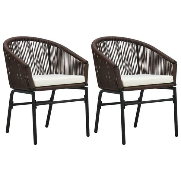 Maison Exclusive - Have spisebordssæt 3 stk Brun