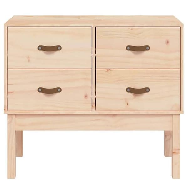 Maison Exclusive - Konsolskab 90x40x78 cm Solid fyrretræ