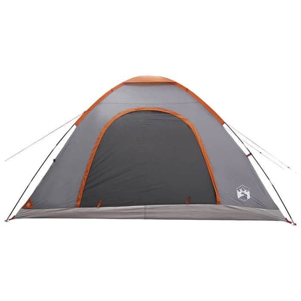 Maison Exclusive - Campingtelt til 6 personer Grå og orange