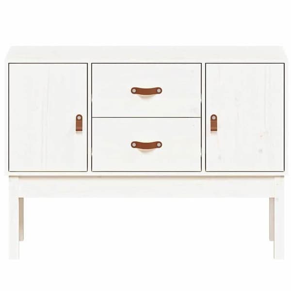 Maison Exclusive - Buffé Vit 110x40x78 cm Massivt furu Vit