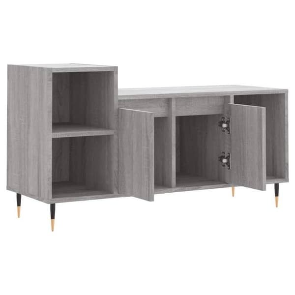 Maison Exclusive - TV-möbel Sonoma grå 100x35x55 cm Ingenjörsträ