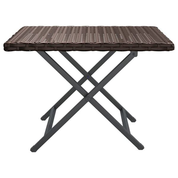 Maison Exclusive - Foldbart bord brun 45x35x32 cm flettet harpik