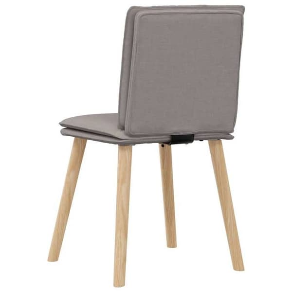 Maison Exclusive - Matstolar set om 6 taupe tyg
